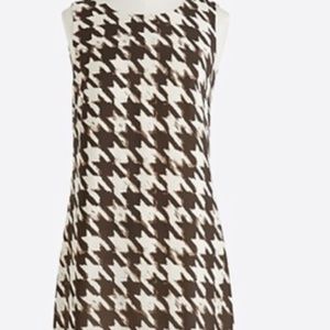 Brown Checkered JCrew Dress